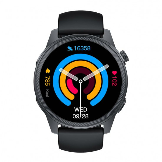 Denver SWC-392B smartwatch / sport watch 3.63 cm (1.43) AMOLED Digital 466 x 466 pixels Touchscreen Black