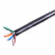 Gel-filled outdoor installation cable DIGITUS cat.5e, U/UTP, AWG24/1, PE, 100m, black