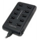 Logilink UA0125 USB Hub 10-Port USB2.0 with power adapter 3.5A, | Logilink