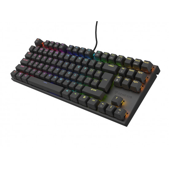 Genesis | THOR 303 TKL | Black | Mechanical Gaming Keyboard | Wired | RGB LED light | US | USB Type-A | 865 g | Replaceable HOT SWAP Switches