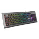 GENESIS Rhod 500 RGB keyboard Gaming USB QWERTY Spanish Black, Grey