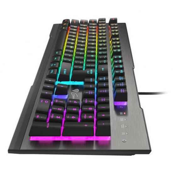 GENESIS Rhod 500 RGB keyboard Gaming USB QWERTY Spanish Black, Grey