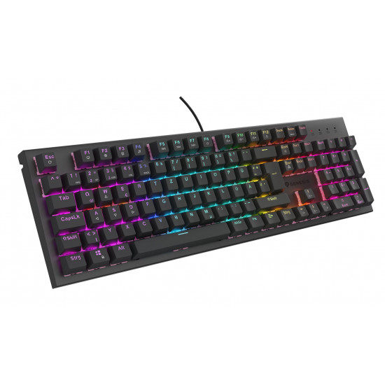 GENESIS NKG-2179 keyboard Gaming USB QWERTZ German Black