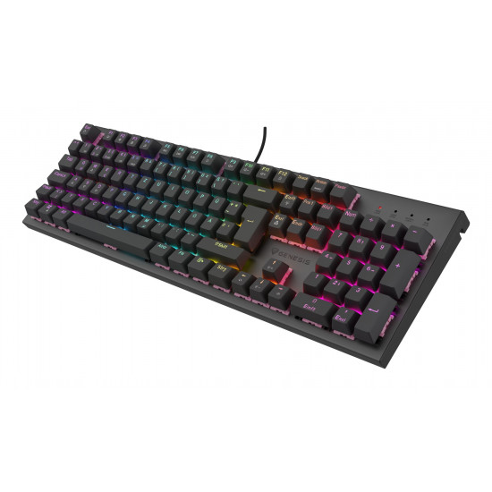 GENESIS NKG-2179 keyboard Gaming USB QWERTZ German Black