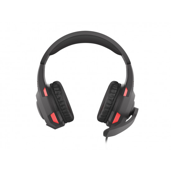 GENESIS RADON 210 7.1 OVER-EAR HEADPHONES WITH MICROPHONE BLACK-RED USB