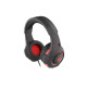 GENESIS RADON 210 7.1 OVER-EAR HEADPHONES WITH MICROPHONE BLACK-RED USB