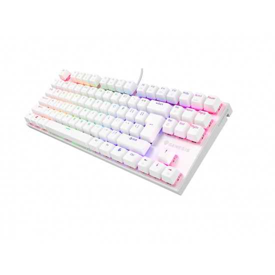 THOR 303 | Mechanical Gaming Keyboard | Wired | US | White | USB Type-A | Outemu Peach Silent