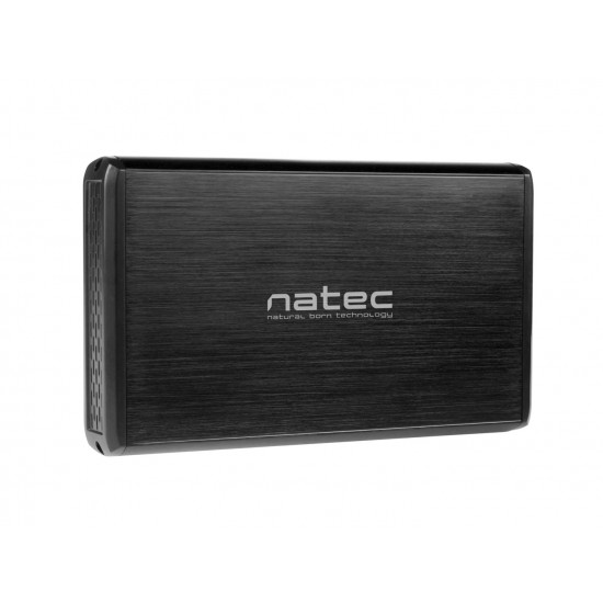 Natec Rhino SATA 3.5-inch USB 3.0 External Drive Enclosure Aluminum