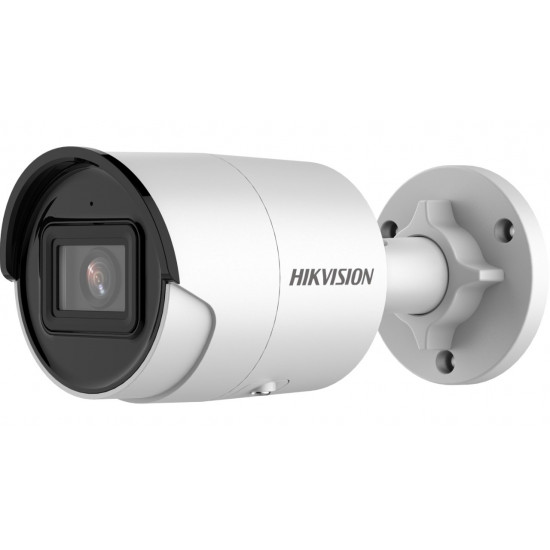 Hikvision IP Camera Powered by DARKFIGHTER DS-2CD2046G2-IU F2.8 Bullet 4 MP 2.8mm Power over Ethernet (PoE) IP67 H.265+ Micro SD, Max. 256 GB