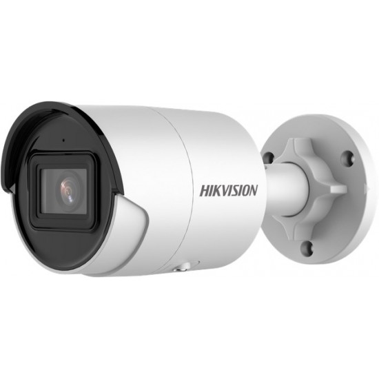 Hikvision IP Camera Powered by DARKFIGHTER DS-2CD2046G2-IU F2.8 Bullet 4 MP 2.8mm Power over Ethernet (PoE) IP67 H.265+ Micro SD, Max. 256 GB