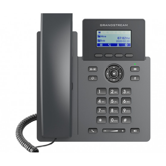 Grandstream Networks GRP2601P IP phone Black 2 lines LCD