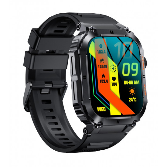 Denver SWC-191B smartwatch / sport watch 4.98 cm (1.96) IPS Digital 320 x 386 pixels Touchscreen Black