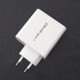 Qoltec 51715 Charger| 63W | 5-20V | 1.5-3A | USB type C PD | USB QC 3.0 | White