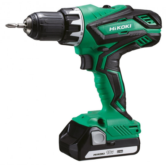 Hikoki DS18DJLWCZ power screwdriver/impact driver 1250 RPM Black, Green