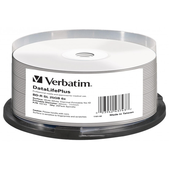 Verbatim DataLifePlus BD-R 25 GB 25 pc(s)