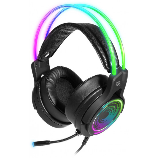 Defender COSMO PRO 7.1 VIRTUAL SOUND Backlit Gaming USB RGB + GAMING Headphones with Microphone