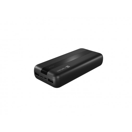 NATEC TREVI POWERBANK 20000MAH 2X USB-A + 1X USB-C BLACK