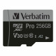 Verbatim Pro U3 256GB Micro SDXC Card