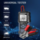 Qoltec Digital Battery Tester with LCD Display | 12V | 24V | 3Ah-400Ah