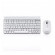 Wireless Keyboard + Mouse Set Perixx PERIDUO-712 Compact white Mini