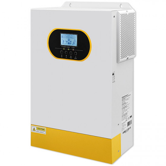 Qoltec 6.2kVA Hybrid Off-Grid Solar Inverter | 6.2kW | 120A | MPPT | LCD | BMS | Sine