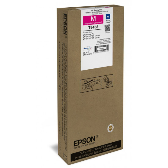 Patrone Epson T9453 magenta XL                         T9453