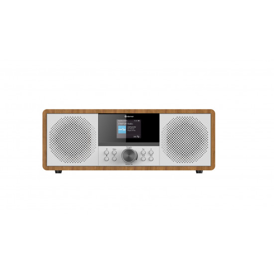 Denver MIR-270DW Stereo System with Dark Wood Internet Radio