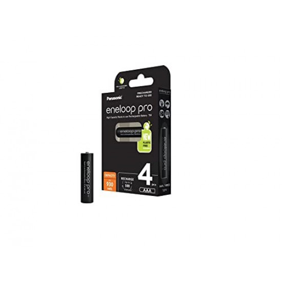 eneloop Panasonic Pro Akku BK-4HCDE/4BE   AAA  930mAh   4St.