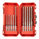 MILWAUKEE SDS PLUS M2 DRILL BIT SET 10pcs /5-6-6x110mm - 6-6-8-8-10-12-14x160mm/