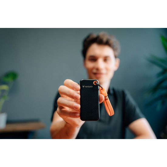 Verbatim Pocket SSD 1TB USB-C 3.2 Gen 2 Black/Orange