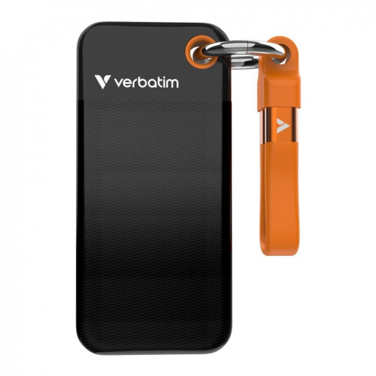 Verbatim Pocket SSD 1TB USB-C 3.2 Gen 2 Black/Orange