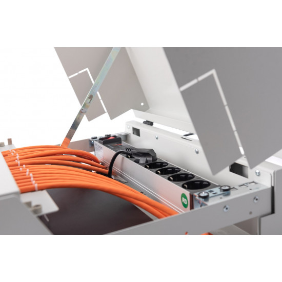 DIGITUS Cat.7 Installation Cable, S/FTP, B2ca, AWG 23/1, LSOH, 100m, orange