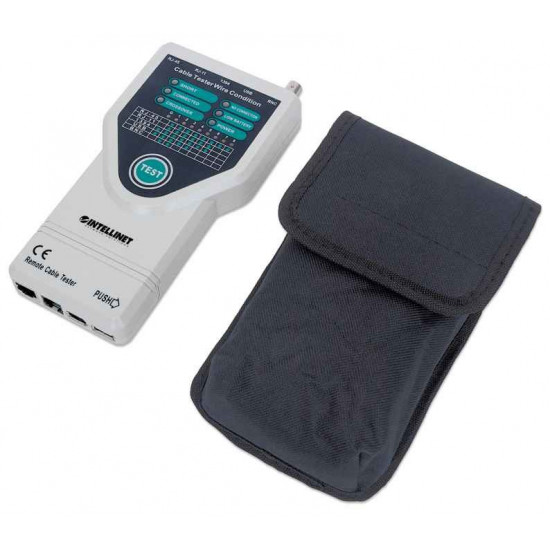 RJ-11/RJ-45/USB/1394/BNC Intellinet Cable Tester