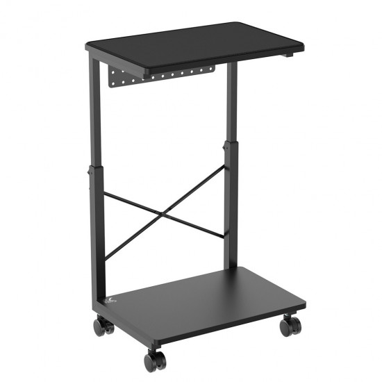 CPU Trolley Stand with NanoRS Shelf, 80kg max, Adjustable Height 550~850mm, RS430