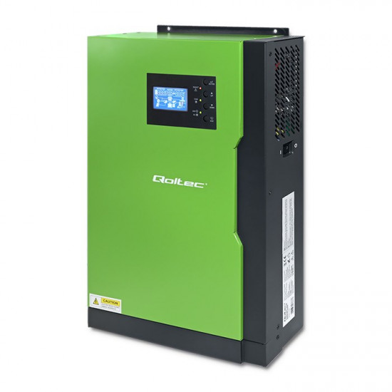 Qoltec 53886 Hybrid Solar Inverter Off-Grid 3,5kW | 100A | 24V | MPPT | Sinus