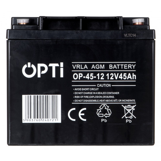 VOLT POLAND AGM OPTI 12V 45 AH VRLA BATTERY