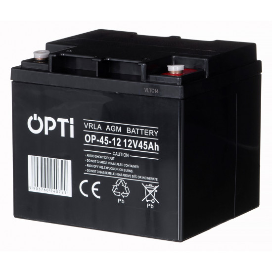 VOLT POLAND AGM OPTI 12V 45 AH VRLA BATTERY