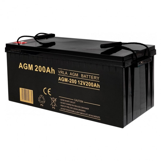 VOLT POLSKA  AGM BATTERY CONTRACTOR 12V 200 Ah