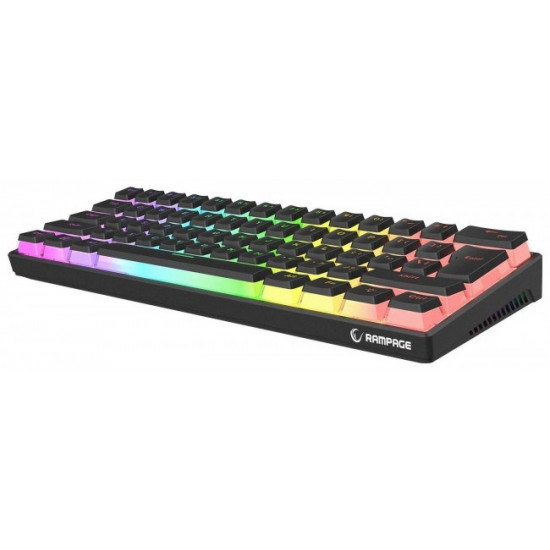 Wired mechanical keyboard - Rampage RADIANT K11 Black RGB