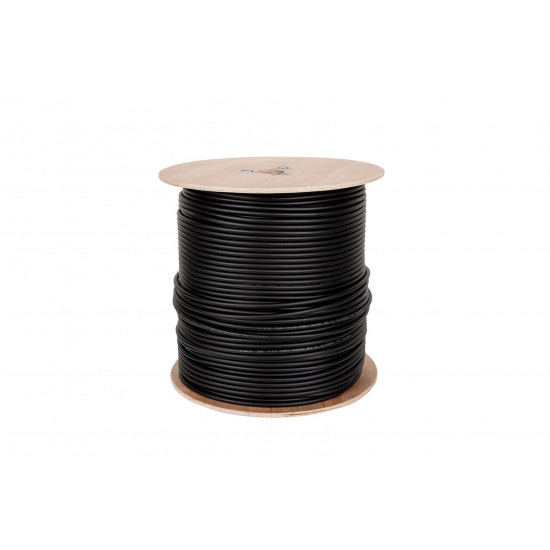 Coaxial Cable F690 BV+GEL BLACK 305m