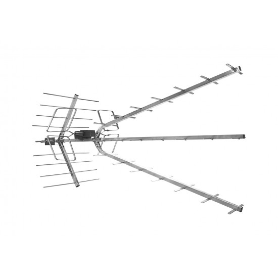 Directional antenna for digital terrestrial television reception DVB-T/DVB-T2