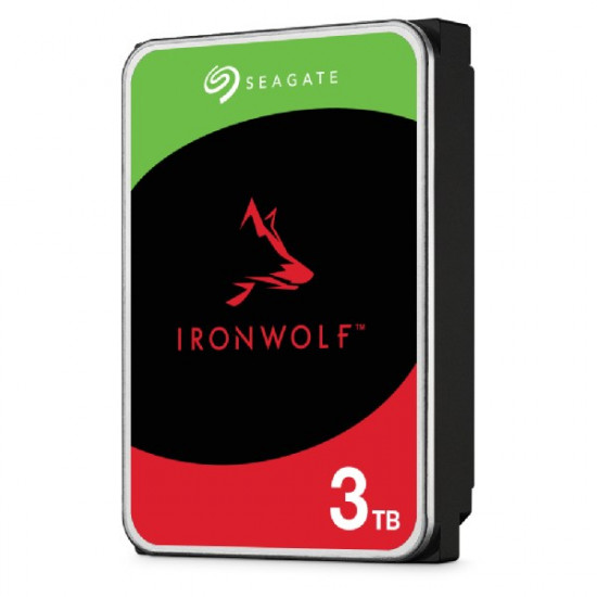 Seagate IronWolf internal hard drive 3 TB 256 MB 3.5 Serial ATA III (ST3000VN006)