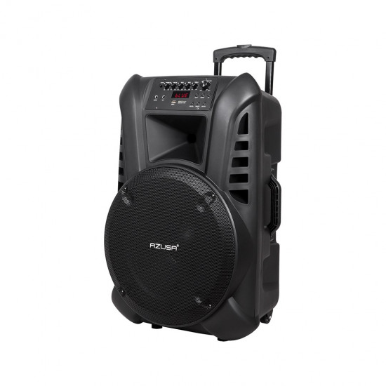 Active loudspeaker (with 2 wireless microphones, SD, Bluetooth, USB) 15" 120W