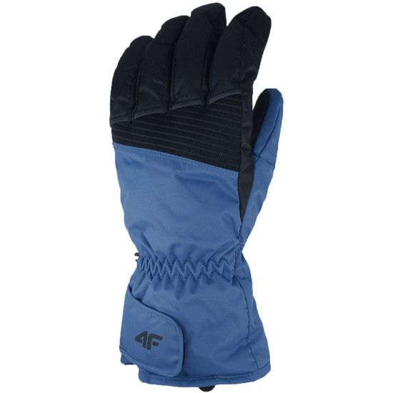 Men's Ski Gloves 4F FNK M107 Blue 4FWAW23AFGLM107 32S L