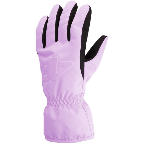 Women's Ski Gloves 4F FNK F099 Light Purple 4FAW23AFGLF099 52S XL