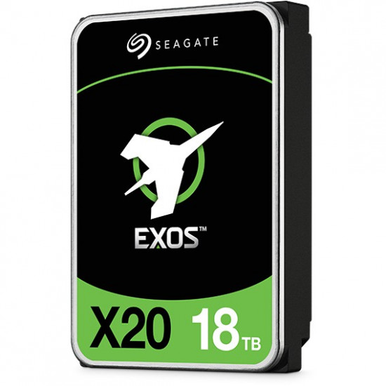 SEAGATE Exos X20 18TB HDD SAS 12Gb/s 7200RPM 256MB cache 8,90cm 3,5Zoll 24x7 512e/4KN Standard