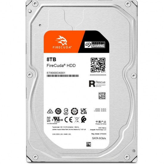 SEAGATE FireCuda Gaming HDD 8TB HDD SATA 6Gb/s 7200RPM 256MB cache 8,90cm 3,5Zoll