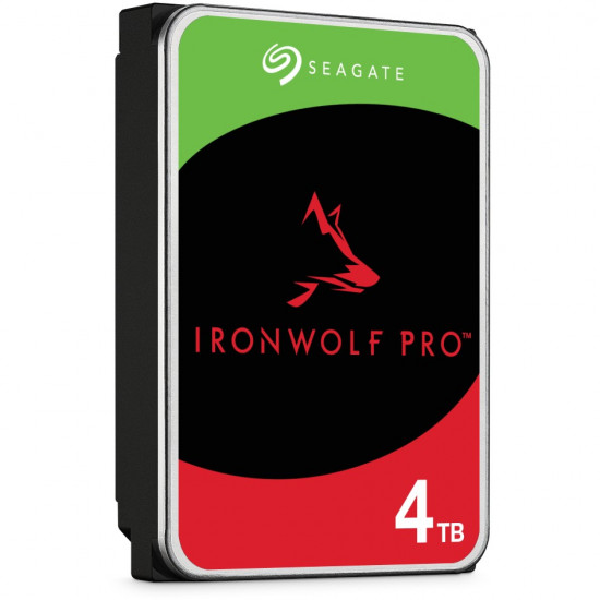 SEAGATE NAS HDD 4TB IronWolf 5400rpm 6Gb/s SATA 256MB cache 8,9cm 3,5Zoll 24x7 CMR für NAS und RAID Rackmount BLK Retail SinglePack