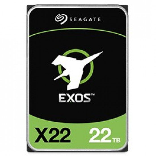 SEAGATE Exos X22 22TB HDD SATA 6Gb/s 7200RPM 256MB cache 8,89cm 3,5Zoll 512e/4KN