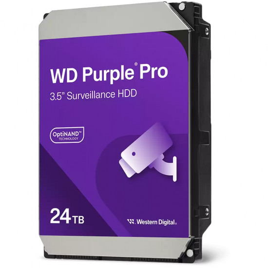 WD Purple Pro 24TB SATA 6Gb/s HDD 8,89cm 3,5Zoll internal